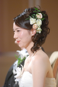 作例2 花が飾られている方