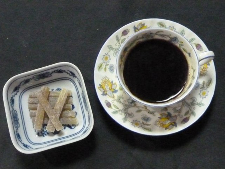 蕗とチョコ珈琲