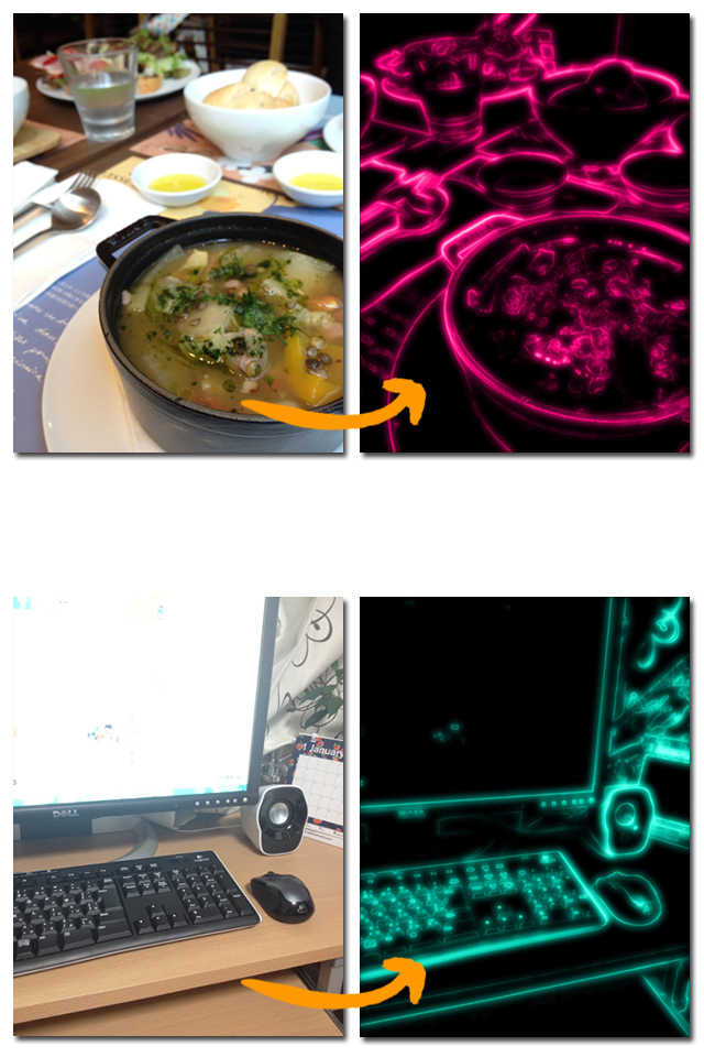 ちょっとした日常風景がキラキラ輝くネオンに大変身!