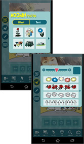 スタンプにもムーミン谷の世界観がつまっています！